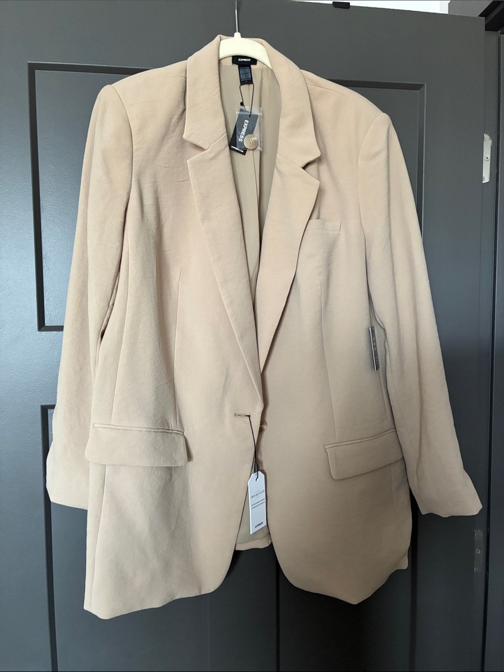Express Beige Blazer Jacket